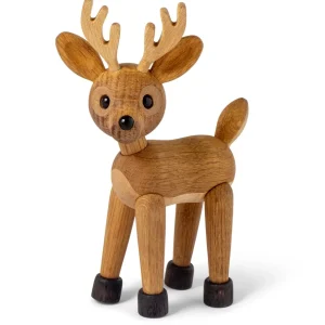 Spirit Rådjur 19cm – Träfigur i Ek