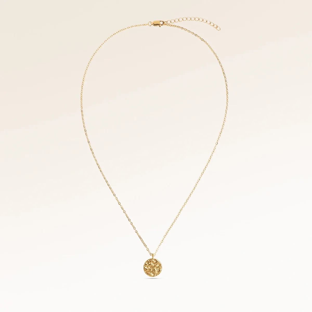 Melted Runt Halsband - Gravyr (Guld) - Bild 4