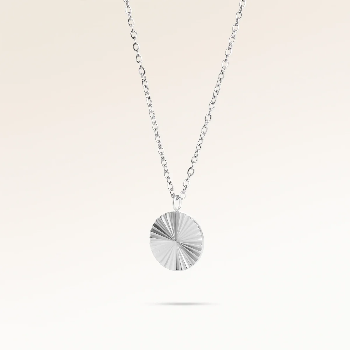 Soleil Runt Halsband - Gravyr (Silver) - Bild 4
