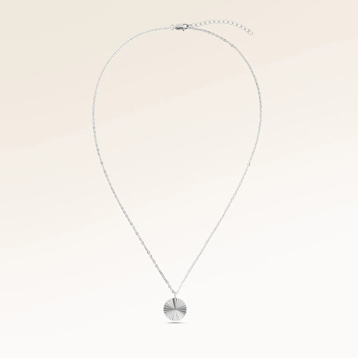 Soleil Runt Halsband - Gravyr (Silver) - Bild 5