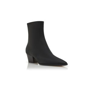ALIERA Svarta ankelstövlar i nubuck