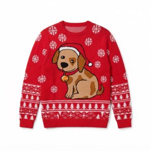 Jultröja med liten hund