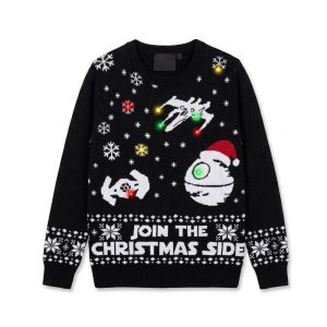 LED-belyst julkofta för par – Join the Christmas Side