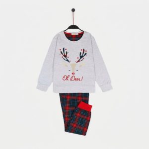 Julpyjamas för flicka oh deer