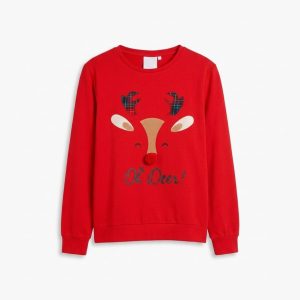 Julatröja för kvinnor oh deer