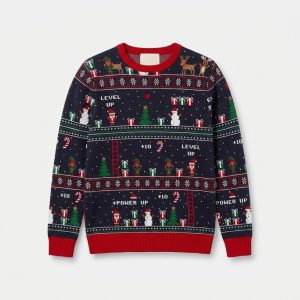 Julgensere för Kvinnor Retro Videospel