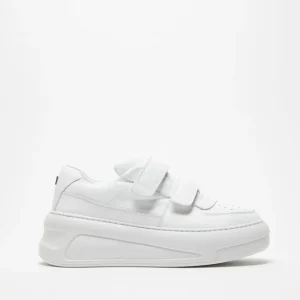 Plattformsneakers med kardborreband