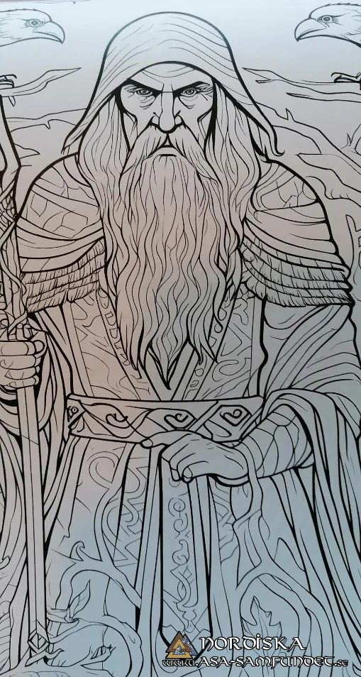 Deluxe Viking Målarbok för Barn och Ungdomar - Bild 6